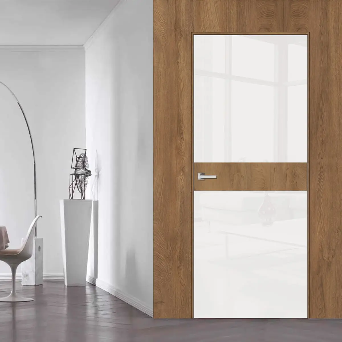 Межкомнатная дверь « Aluminium-A10»